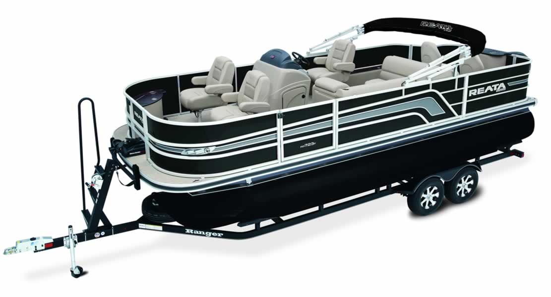 2018 Ranger Reata RP223F Triple-Tube Fish Pontoon - Vics 