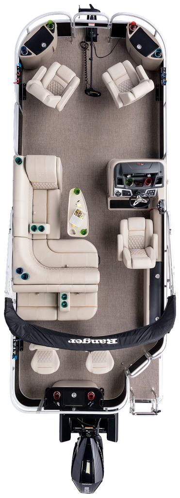 2020 Ranger Reata RP223F Triple-Tube Fish Pontoon – Vics Sports Center