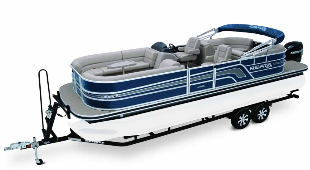 2018 Ranger RP243C Cruise Pontoon Boat - Vics Sports Center